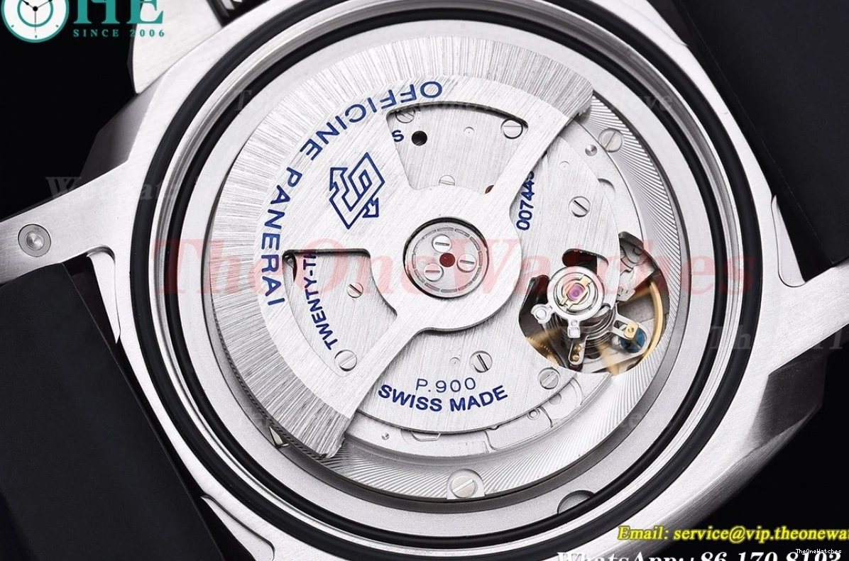 SS TTF PAM1229 P900 black Submersible RU Dial 44mm 0109